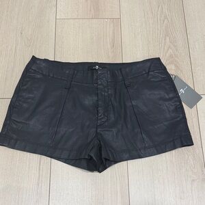 Seven For all Mankind Faux Black Women's Shorts 27